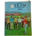 Multi Signed 1972 PGA National Team Championship Program and Pro-Am Pairings Sheet JSA ALOA