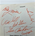 Multi Signed 1972 PGA National Team Championship Program and Pro-Am Pairings Sheet JSA ALOA