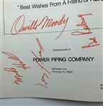 Multi Signed 1972 PGA National Team Championship Program and Pro-Am Pairings Sheet JSA ALOA