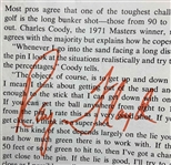 Multi Signed 1972 PGA National Team Championship Program and Pro-Am Pairings Sheet JSA ALOA