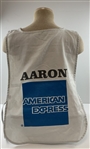Tommy Aaron's American Express Invitational Used Caddie Bib Signed by MLB HOF Phil Neikro w/ Ray Floyd Nameplate JSA ALOA