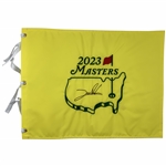 Jon Rahm Signed 2023 Masters Tournament Pin Flag JSA ALOA