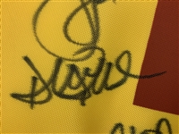 Rory & Six (6) Champs Signed 2012 Open Championship Royal Lytham & St Annes Flag JSA ALOA