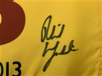 Phil Mickelson Signed 2013 Open Championship Muirfield Flag JSA ALOA