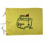Phil Mickelson Signed 2006 Masters Tournament Golf Pin Flag JSA ALOA