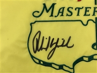 Phil Mickelson Signed 2006 Masters Tournament Golf Pin Flag JSA ALOA