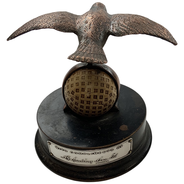 1931 Middlesex A.G. Spalding and Bros Crow in Flight Hole in One w/ Sterling Silver Trophy