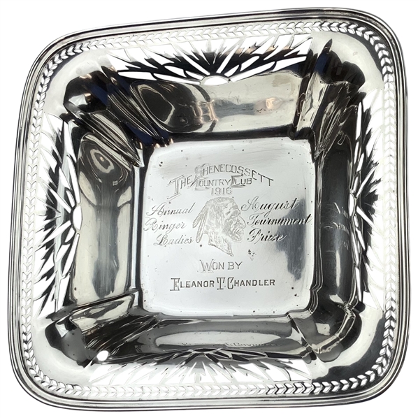 1916 Shenecossett Country Club Sterling Silver Winner’s Trophy Bowl