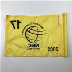 2005 WGC NEC Invitational Tournament-Used Hole 17 Flag - Tiger Woods' 45th PGA Tour Win