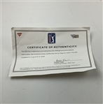 2005 WGC NEC Invitational Tournament-Used Hole 17 Flag - Tiger Woods' 45th PGA Tour Win