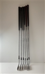 Six Vintage Wilson Gene Sarazen Signature Series Golf Clubs