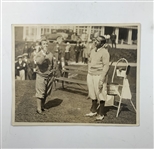 Two Silver Gelatin Photographs of Gene Sarazen and Walter Hagen Including One Signed Example