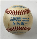Joe DiMaggio Signed Rawlings Official American League Baseball JSA ALOA