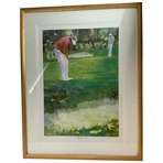 1997 Walt Spitzmiller signed and numbered Lithograph #179/500 "From the Fringe" -Framed