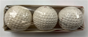 A Set of Vintage MacGregor Jack Burke Golf Balls in Original Box