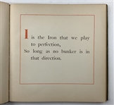 Sutphen, W. G. Van T. and A. B. Frost. The Golfer's Alphabet. Harper and Brothers, 1899. First Edition.
