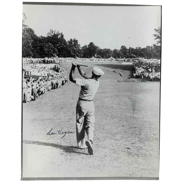 Ben Hogan Signed 1950 US Open at Merion Golf Club 1-Iron Shot JSA #Y92187