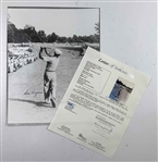 Ben Hogan Signed 1950 US Open at Merion Golf Club 1-Iron Shot JSA #Y92187