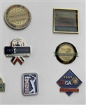 Collection of 29 Commemorative Golf Lapel Pins Featuring The Players Championship and PGA Tour Events 2004-2014