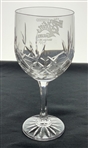 Two Cut Crystal Wendy's Champions Skin Game Commemorative Goblets Wailea Maui 2007