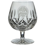 Two Waterford Cut Crystal PGA Brandy Snifters