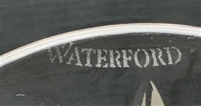 Two Waterford Cut Crystal PGA Brandy Snifters