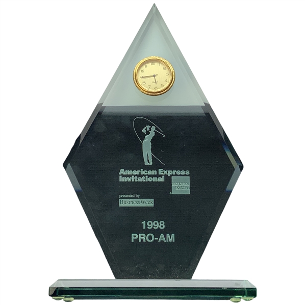 Robert Floyds 1998 American Express Invitational Pro-Am Commemorative Trophy Clock