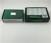 Two Sets of Masters Tournament Commemorative Titleist Pro V1 Golf Balls