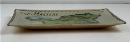 Lee Wybranski Augusta National Golf Club Course Map Glass Tray for The Masters