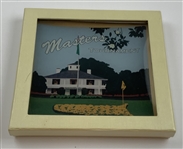 Masters Tournament Souvenir Glass Trinket Dish in Original Box