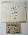 Julius Boros 1967 Memphis Open Original Press Photographs and Newspaper Clippings Archive