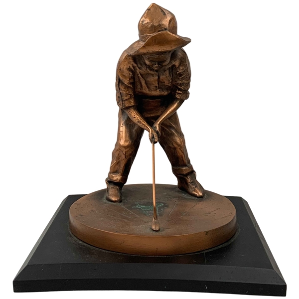 Pinehurst Country Club Putter Boy L.G. Balfour Sundial Statue