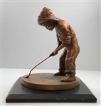 Pinehurst Country Club Putter Boy L.G. Balfour Sundial Statue