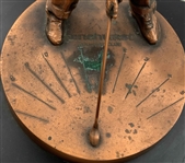Pinehurst Country Club Putter Boy L.G. Balfour Sundial Statue