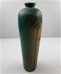 Weller Dickens Ware Pottery Vase with Golfing Scene