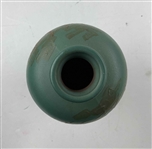 Weller Dickens Ware Pottery Vase with Golfing Scene