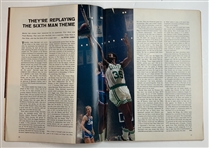 Gates & Havlicek Signed Basketball Memorabilia Items Including a 1972 Sports Illustrated Magazine and 1989 Hall of Fame Tile JSA ALOA