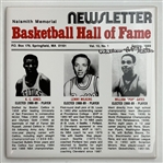 Gates & Havlicek Signed Basketball Memorabilia Items Including a 1972 Sports Illustrated Magazine and 1989 Hall of Fame Tile JSA ALOA