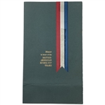 1963 Ryder Cup British-American Team Dinner Program and Menu