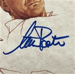 1999 United States Ryder Cup Team Signed Issued Poster includ. Payne & Tiger JSA ALOA
