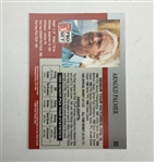 Arnold Palmer Signed 1990 Pro Set Senior PGA Tour Arnold Palmer Trading Card Number 80 JSA ALOA
