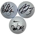 A Trio of Racecar Drivers incl. Austin Dillon Signed Golf Balls JSA ALOA