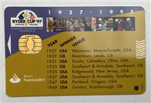 A Collection of 1995 and 1997 Ryder Cup Golf Memorabilia and Ephemera