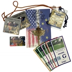 An Assortment of Ryder Cup Memorabilia Including 1995 Opening Ceremony Program 1997 Valderrama Passes and 1999 Brookline Grounds Tickets