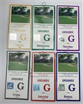 An Assortment of Ryder Cup Memorabilia Including 1995 Opening Ceremony Program 1997 Valderrama Passes and 1999 Brookline Grounds Tickets