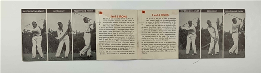 Two Pieces of Craig Wood Golf Memorabilia Including 1929 Associated Press Photograph and Circa 1935 Dunlop Instructional Pamphlet