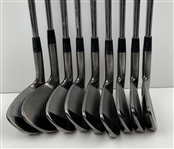 Greg Norman's Set of TaylorMade RAC TP Forged Smoke Finish Golf Irons