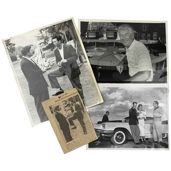 A Collection of Ken Venturi Vintage Original Press Photographs and Newspaper Ephemera