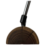 Hand-Crafted Wooden Mallet Golf Putter with Golfsmith Grip