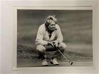 A Trio of Vintage Professional Golfer Press Photographs featuring Gene Sarazen, Jack Nicklaus, and Gary Player
